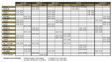 calendari-entrenaments-2016-17